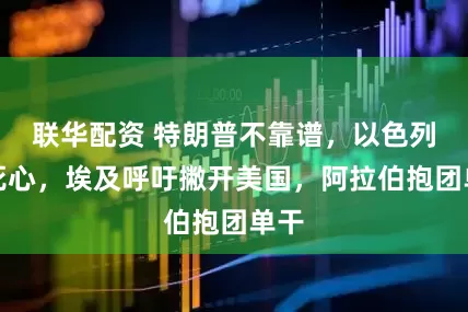 联华配资 特朗普不靠谱，以色列不死心，埃及呼吁撇开美国，阿拉伯抱团单干
